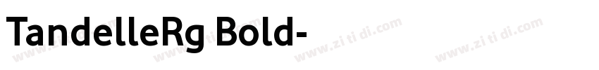 TandelleRg Bold字体转换